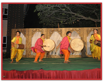 Dhol Cholam Folk Dance of Manipur